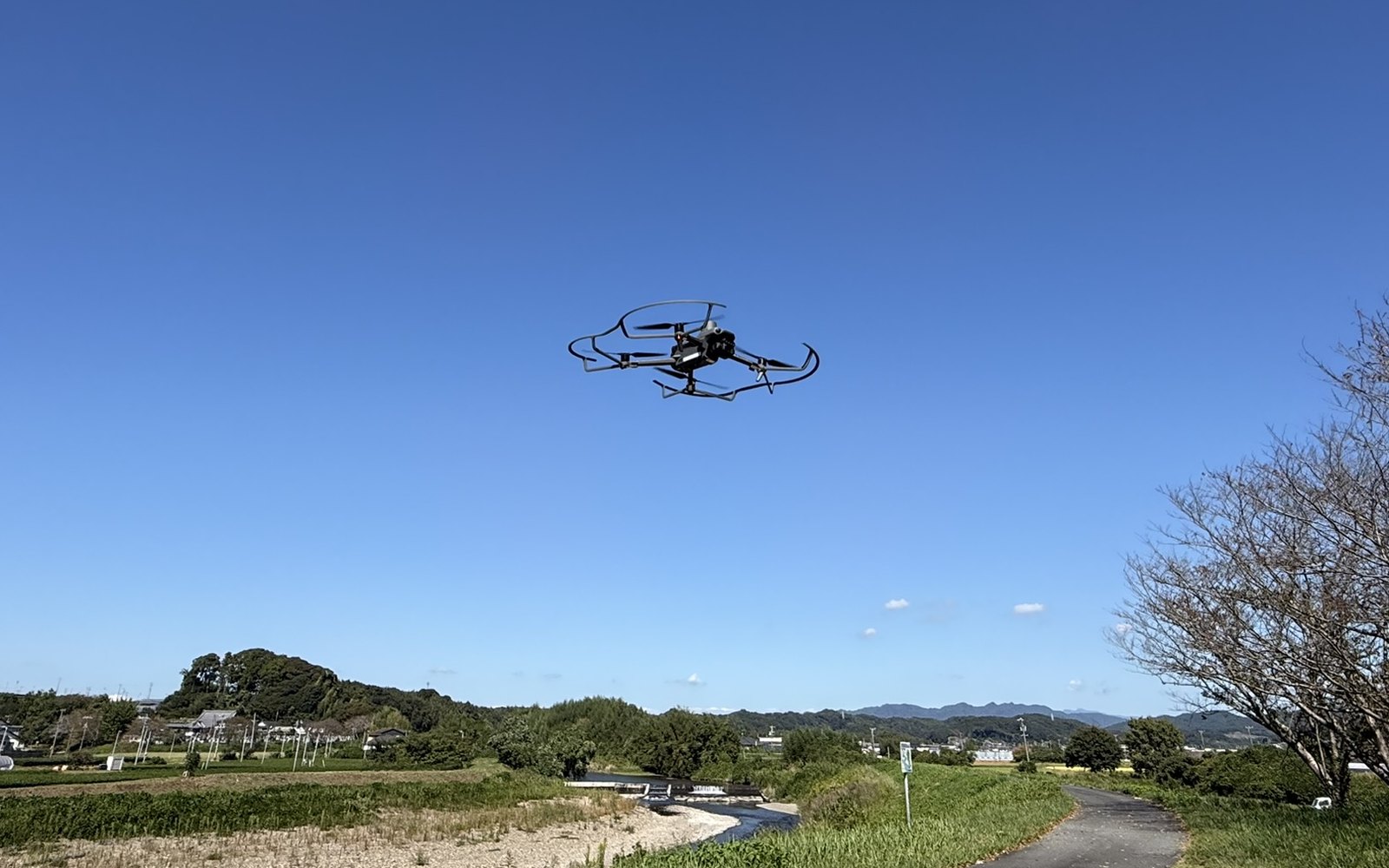 飛行中の Mavic 3M